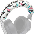 WC BandZ Virtuoso V2 - Silicone Headband Cover for Corsair Virtuoso Headphones by Wicked Cushions | Machine Washable, No More Flaking Leather | for Virtuoso Wireless, XT, and SE | 90's White