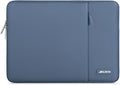 MOSISO Laptop Case 16 inch, 15-15.6 inch Laptop Sleeve Compatible with MacBook Pro 16 M4 M3 M2 M1, HP Acer Dell Lenovo ASUS Notebook, Polyester Vertical Computer Sleeve Bag with Pocket, Steel Blue