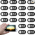 20 Pcs Webcam Cover Slide, 0.023 Inch Ultra Thin Universal Laptop Camera Cover Slide Webcam Covers Cameras Blocker Slider Camera Cap for Laptop, Computer, Great for Privacy