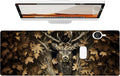 Majestic Deer Gaming Mouse Pad, Large Office Desk Mat, Anti-Slip Rubber Base Mousepad for Computer Laptop Keyboard, Smooth Desk Pad for Home Office Gamer Work Accessories 31.5" x 11.8"