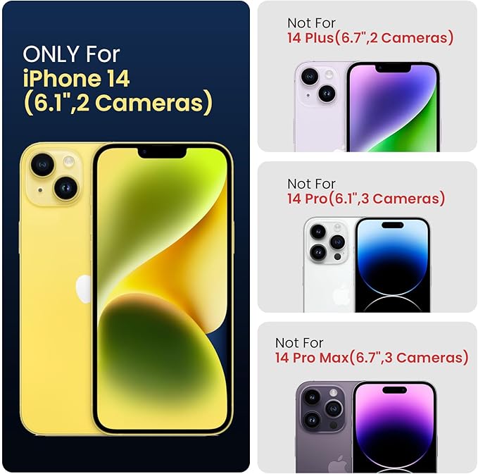 FireNova Designed for iPhone 14 Case, Silicone Upgraded [Camera Protection] Phone Case with [2 Screen Protectors], Soft Anti-Scratch Microfiber Lining Inside, 6.1 inch, Stone