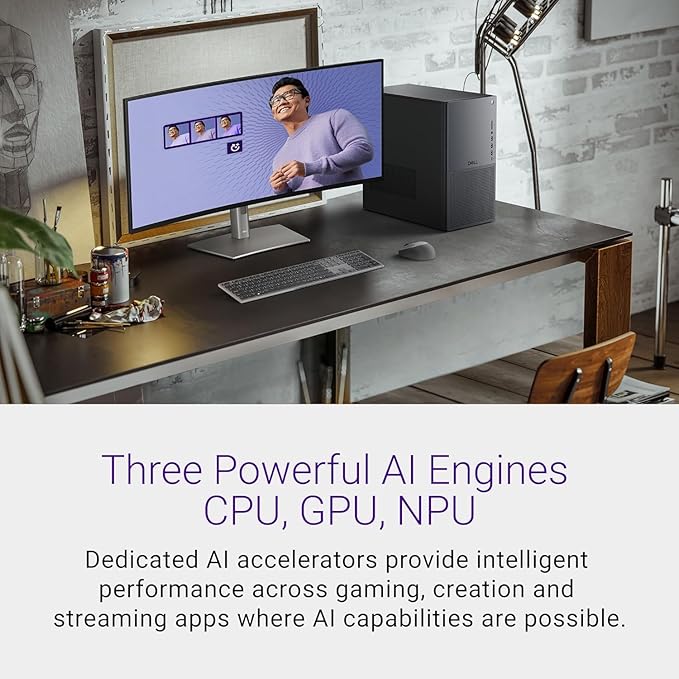 Dell Tower Plus EBT2250 Desktop Computer - Series 2 Intel Core Ultra 9 285 24-Core Processor up to 5.6 GHz, 32GB DDR5 RAM, 8TB NVMe SSD, NVIDIA GeForce RTX 4060 8GB GDDR6, Windows 11 Pro, Graphite