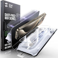 SMARTDEVIL 3 Pack Screen Protector for iPhone 13 Pro Max/14 Plus, Bubble-and-Dust-Free Box, HD Tempered Glass, Military Grade Shatterproof & Ultra Durable, Easy Installation