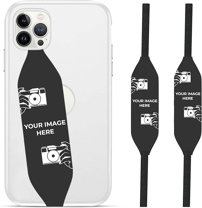 Phone Grip Strap - Pack of 2 Reversible Finger Holder for Phone Back, Customizable Anti-Slip Design, Wireless Charging Compatible Detachable Holder for iPhone - Color