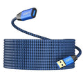 USB 3.0 Extension Cable 6ft, Type A Male to Female Extension Cord Durable Braided Material High Data Transfer Compatible with USB Keyboard,Mouse,Flash Drive, Hard Drive,Printer