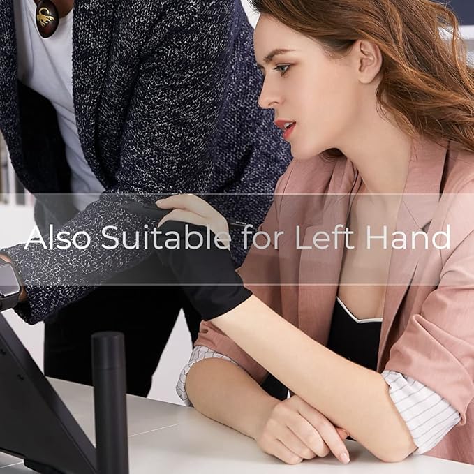XPPen Professional Artist Glove 2-Fingers Glove for Graphics Drawing Tablet Graphic Monitor Suitable for Right Hand and Left Hand (Size S) Black