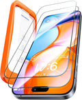 UltraGlass Unbreak Top 9H+ Glass for iPhone 14 Pro Max Screen Protector [12FT Military Grade Shatterproof & Longest Durable] Screen Protector 14 Pro Max Tempered Glass, Anti-fingerprint, 2 Packs