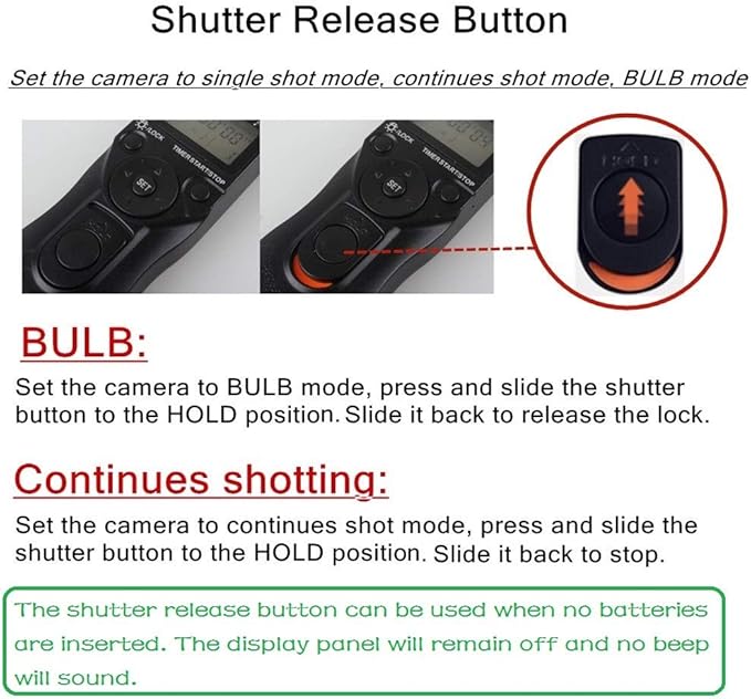 PHOLSY O6 Timer Remote Cable Control with Intervalometer for Olympus E-M1, E-M5 II, E-M10 II, Pen-F, E-PL8, E-PL7, E-PL6, E-PL5, E-PL3, E-PL2, E-P5, E600, E620, 590UZ, 810UZ, Replaces Olympus RM-UC1