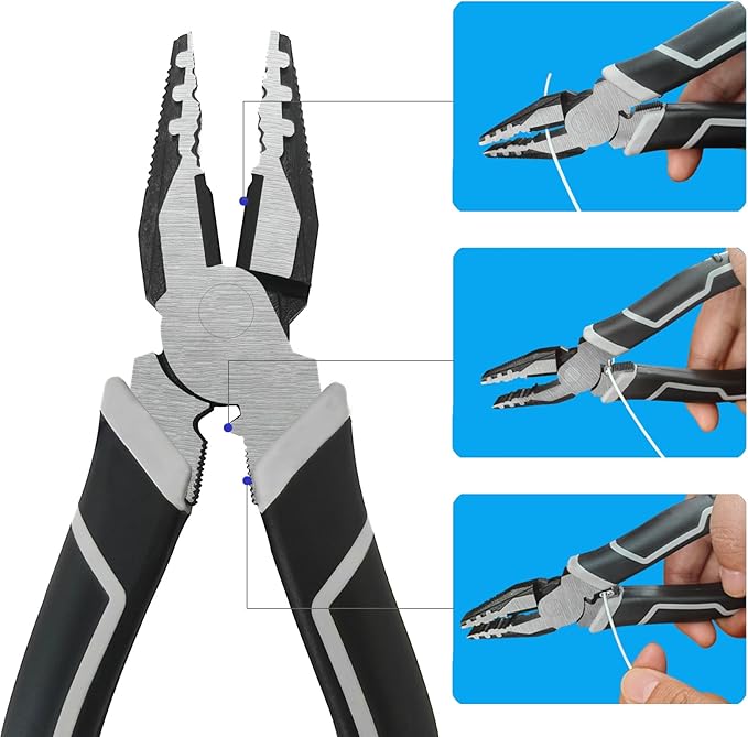 Cable Tethers 30 Pack with Crimping Tool (12 Inches, White Color), Adjustable Security Cable Look, Universal DIY Adapter Tethering Ties Kit for Computer Cord, Pre-Assembled, Tamper-Resistant