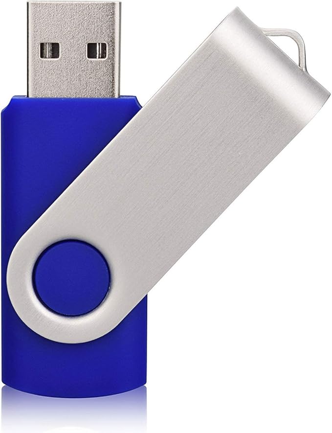Aiibe 10 Pieces 2GB USB Flash Drive Colorful Memory Stick Thumbdrives (Mix Colors : Black Blue Red Green Orange White Yellow Pink Purple Silver)