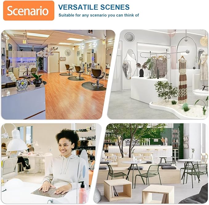 Reception Desk with Counter Modern Checkout Counter with Lockable Drawer Keyboard Tray Receptionist Desk for Office Salon Reception Table B Left 63inch/160cm