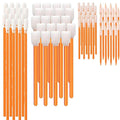 Wellgler's 200pcs Cleaning Swab Kit,Multi-Purpose Foam Cleaning Swabs,for Printers, Inkjets, Cameras, Automotive, Optics, Sensors, Guns,Arts and Crafts, Automotive Detailing(Orange)