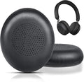 Ear Pads Replacement for Jabra Evolve2 65 (65MS 65UC USB)/Evolve2 40 (40UC 40MS USB)/Elite 45h On-Ear Wireless Headphones, Ear Cushions with Protein Leather