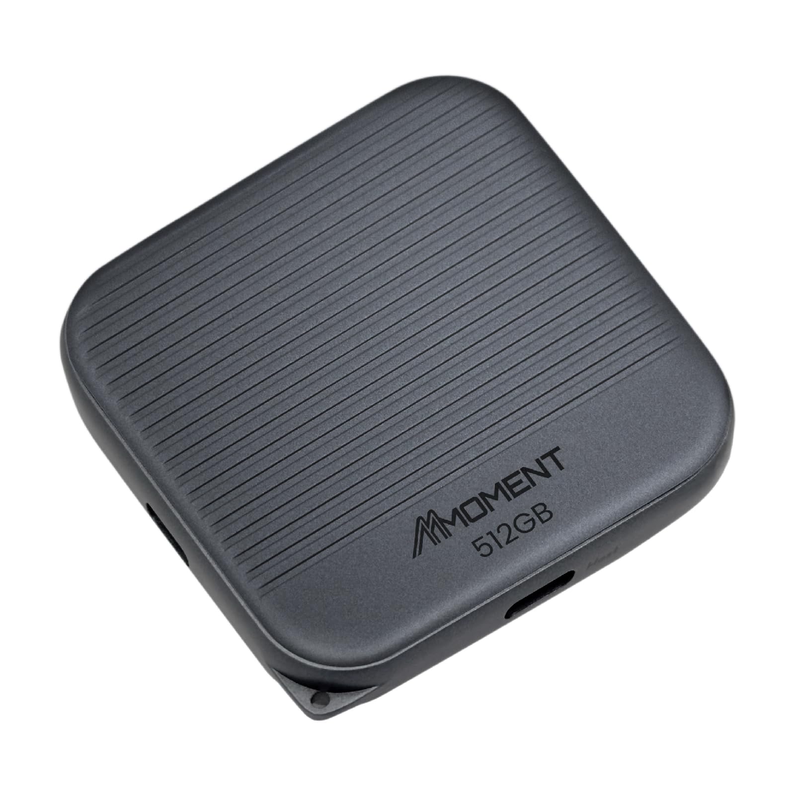 MMOMENT 512GB Magnetic External Portable SSD – 950MB/s Read – for ProRes 4K – Phone SSD Compatible with MagSafe, USB-C, USB-A, iPhone 15/16, Mac, PC (MU P100)