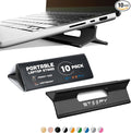 Steepy Portable Laptop Stand for Desk – Adjustable Height, & Portable Laptop Holder – Ergonomic Computer Stand for Cooling & Comfort – Slip-Proof, Sturdy Design – Universal Fit for 13-17 Inch Devices