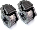 Adjustable Barbell Clips (2-Pack), Fits 0.98-1.1" Olympic & Standard Bars, Secure Locking Collars for Weight Lifting Strength Training