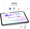 2 Pack Like Paper Screen Protector for iPad Pro 12.9 inch (2022/2021/2020/2018), Matte Anti Glare PET Film/Blue Light Filter Eye Protection Cover/Drawing & Writing Feel Like on Paper