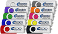 ABLAZE Custom Flash Drive 1GB 100 Pack, Personalized USB Drives Custom USB 2.0 Thumb Drives 100 Pack Memory Stick (Mixcolors)