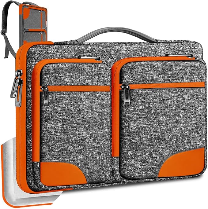ZINZ Laptop Case 15 15.6 16 inches Sleeve Slim Briefcase Spill-Resistant Handbag for Most Popular 15" 15.6" 16" Notebooks，G01OG01