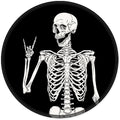 ITNRSIIET Round Mouse Pad with Stitched Edge Premium-Textured Waterproof Non-Slip Rubber Base Desktop Protection Mat Diameter 8.7 inches, Human Skeleton