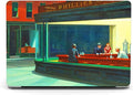 Berkin Arts Compatible with MacBook Pro 13 inch Cover, 2022, 2021, 2020-2018 Release A1708 with Keyboard Cover & Screen Protector American Scene Painting (Nighthawks by Hopper)