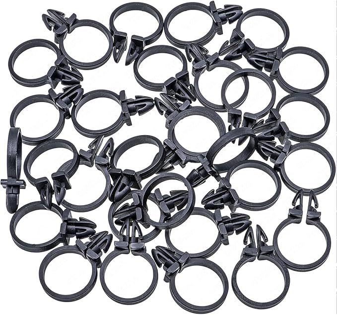 Rexka 30 pcs Wire Routing Clips 3/4"