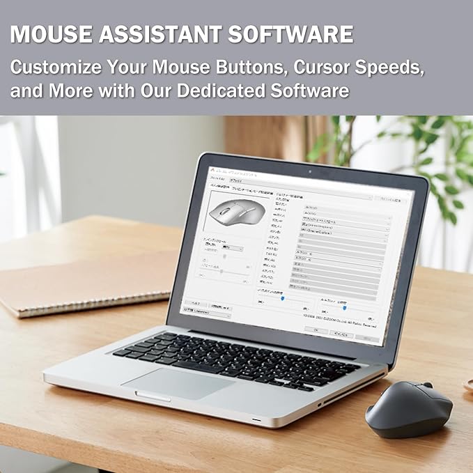 ELECOM Wireless Ergonomic Shape Mouse, 2.4GHz with Mini USB Receiver, Silent Click, Right Hand 2000DPI, 5 Buttons, Optocal Sensor, Compatible with PC, Mac, Laptop, EX-G, Lsize Black (M-XGL30DBSKBK)