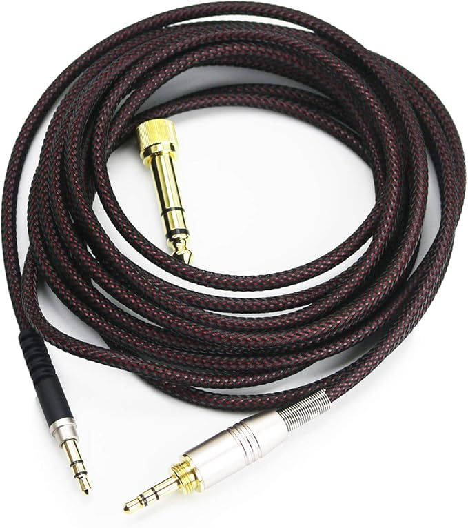 NewFantasia Replacement Audio Upgrade Cable Compatible with Audio-Technica ATH-M50xBT, ATH-AR3BTBK, ATH-SR50BT, ATH-ANC9, ATH-ANC7B, ATH-SR5BTBK, ATH-S700BT Headphones 2meters/6.6ft