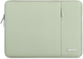 MOSISO Laptop Case 13 inch, 13 inch Laptop Sleeve Compatible with MacBook Air M4 M3 M2 M1 2025-2018 / Pro M2 M1 2025-2016, Polyester Vertical Computer Sleeve Bag with Pocket, Sage Green