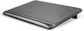 Laptop Cooling Pad, Coolertek USB Powered Laptop Cooler, 2 Blue Silent Big Fans, Height Adjustable Non-Slip Laptop Stand with Dual USB 2.0 Ports, Fits 11-17Inch Notebook - Gray (N2)