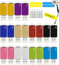 1GB USB Flash Drive 20 Pack Nicepicten Bulk USB 2.0 Thumb Drives 20Pack Metal Jump Zip Drive Memory Stick Pendrive Memoria USB 1 GB with 20PCS Lanyard Label - Mixcolor 20 X 1GB Flash Drives Bulk