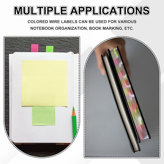 uxcell 300 Pcs Cable Labels, Waterproof Wire Cord Labels Tags, Cord Organizer Management Tags for Charger Cable Organizer Wire Markers Printer and Handwriting, Rose Red