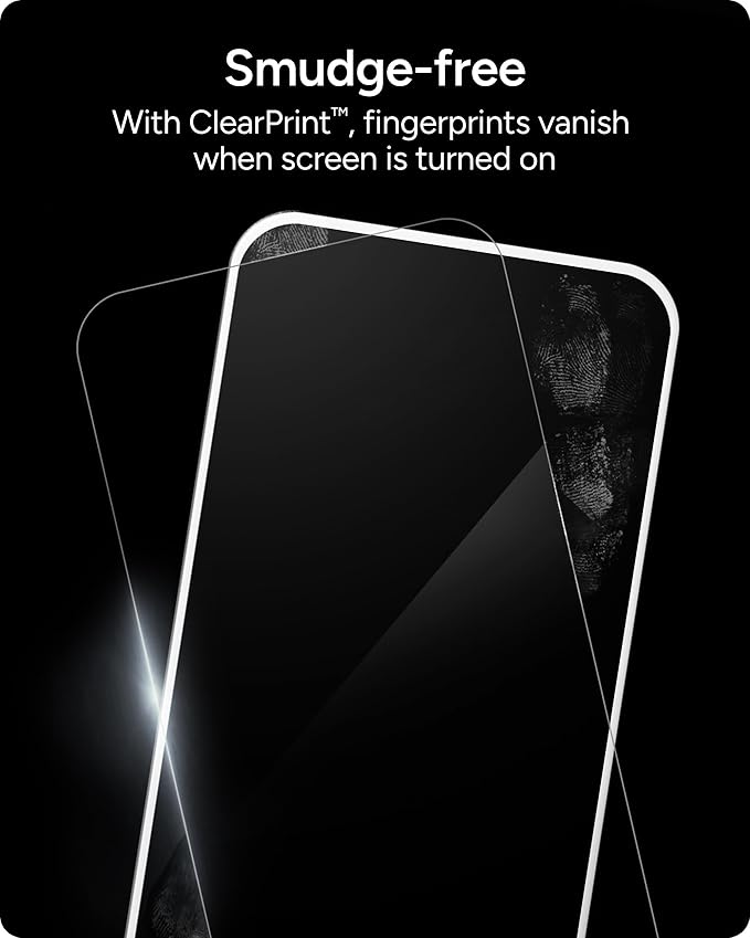 ZAGG InvisibleShield Glass Elite Privacy iPhone 15 Pro Max Screen Protector - 5X Stronger with Reinforced Edges, 2-Way Privacy Filter, Scratch & Smudge-Resistant Surface, Easy to Install