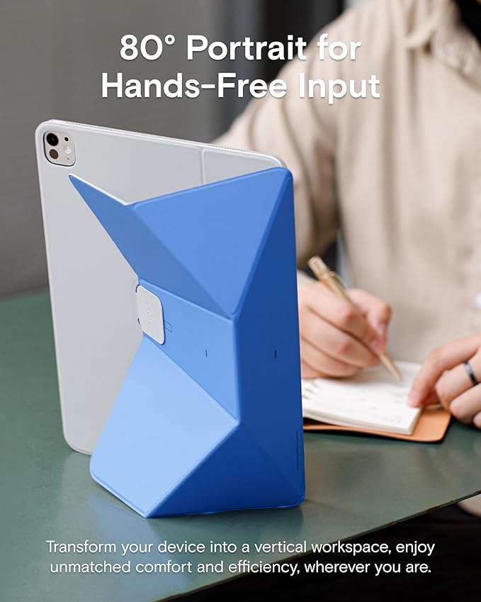 MOFT Dynamic Folio Case for for iPad Air 11-inch M3 M2 2025 2024/10.9 Air 5th 4th Generation 2022 2020, iPad Pro 11 Inch 4th/3rd/2nd Gen, Magnetic Case with 20+ View Angles, Soothing Mist x Misty Cove