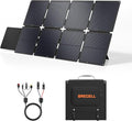GRECELL 240W Portable Solar Panel for Power Station, Ultra Light Foldable Solar Panel Kit, 25% High Efficiency, IP65 Waterproof, Solar Charger for Outdoor Camping RV Boat Home Backup Power, Off-Grid