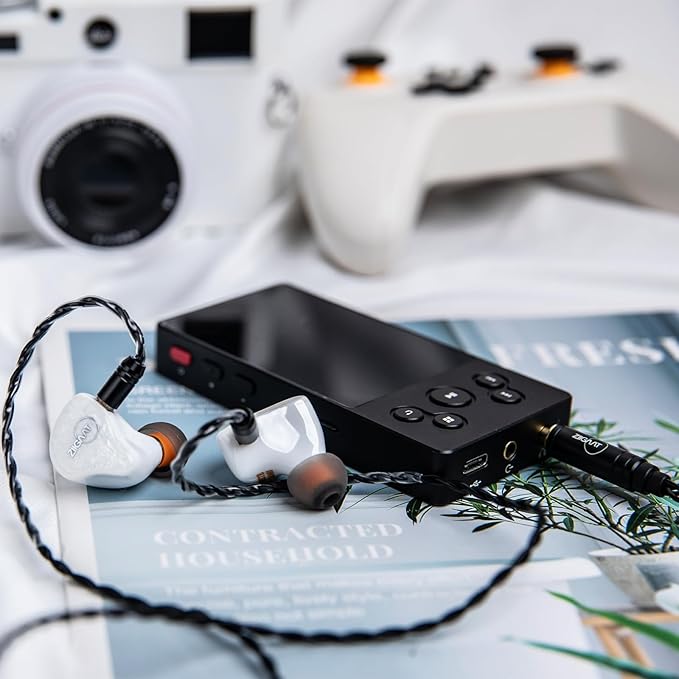 Linsoul ZiiGaat x Fresh Reviews Arete in Ear Monitor, 1DD+4BA Hybrid Earphone IEM, Wired Gaming Earbuds, Studio Monitor Tunning, with Detachable IEM Cable for Musician Audiophile (White)