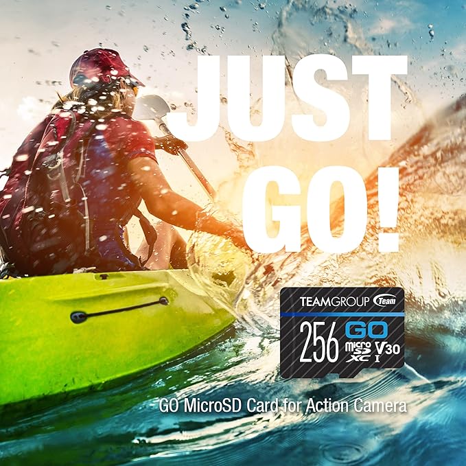 TEAMGROUP GO Card 128GB x 5 Pack Micro SDXC UHS-I U3 V30 4K for GoPro & Drone & Action Cameras High Speed Flash Memory Card for Outdoor Sports, 4K Shooting, Nintendo-Switch TGUSDX128GU368