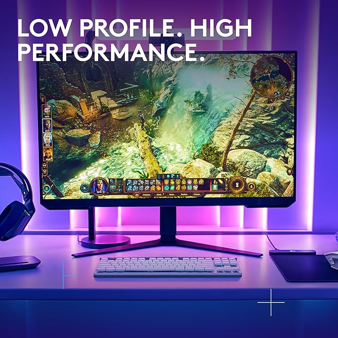 Logitech G515 TKL Wireless Gaming Keyboard (Linear) + G309 Lightspeed Wireless Gaming Mouse Bundle - White