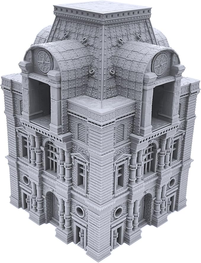 Barrel Riders Barracks by Printable Scenery, 3D Printed Tabletop RPG Scenery and Wargame Terrain 28mm Miniatures