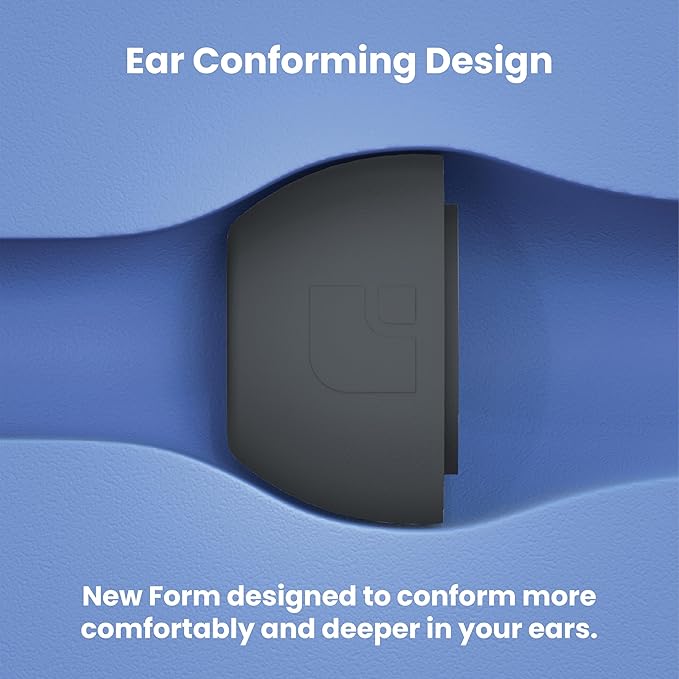 Foam Masters Ultra-Premium Memory Foam Ear Tips for AirPods Pro 1st & 2nd Gen | 3 Pairs | Black Magic Ver 6.0 | Secure | Comfort | Better Noise Cancel | Replacement Buds – Space Gray, Medium