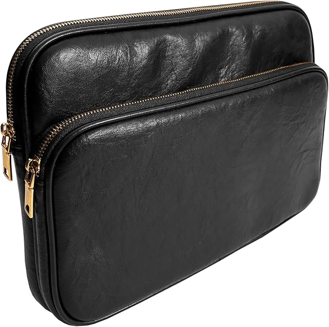 Laptop Sleeve Bag 15 Inch Compatible with Macbook Air 15, MacBook Pro 15 A1990 A1707, Surface Laptop 15, New Dell XPS 15 Color Black