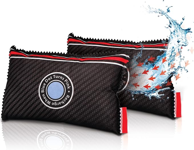 Reusable Car Dehumidifier - Rechargeable Dehumidifier for Car, Trucks, and RVs - Prevent Damp & Moisture on Windscreens with this Portable Moisture Absorber for Car - Anti Fog Car Windshield
