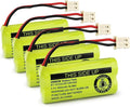 BT183342/BT283342 2.4V 800mAh Ni-MH Battery Pack, Compatible with AT&T VTech Cordless Phone Batteries BT166342/BT266342 BT162342/BT262342 CS6709 CS6609 CS6509 CS6409 EL52100 EL50003 (Pack 4)