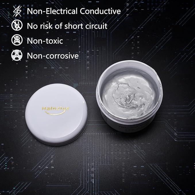 HY700-50g CPU Thermal Heatsink Grease Paste Compound Thermal Conductivity: >3.14W/m-k Carbon Based High Performance for CPU PC GPU PS5-50 Grams (!!Capacity:50g is The Third of one Bottle!!