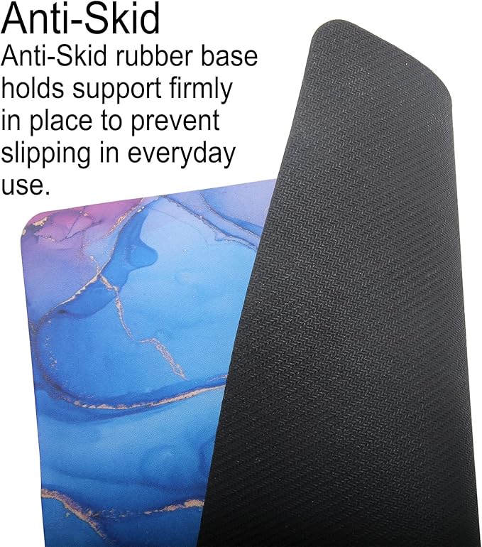 Mouse Pad, Gaming Mouse Pad, Non-Slip Rubber Base Mouse Mat with Designs for Laptop, Computer & Office, 9.5 x 7.9 x 0.12 inches (Marble 6)