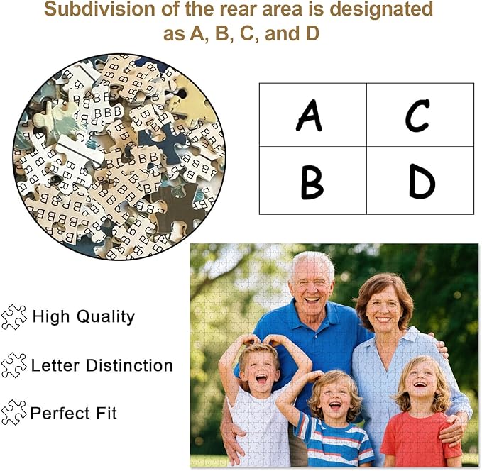 Personalized Photo Puzzle with Glossy Finish – Custom Jigsaw Puzzle 120/200/300/500/1000/1500 Pieces for Family, Couples, Pets, Birthdays, and Weddings (1000-Horizontal)