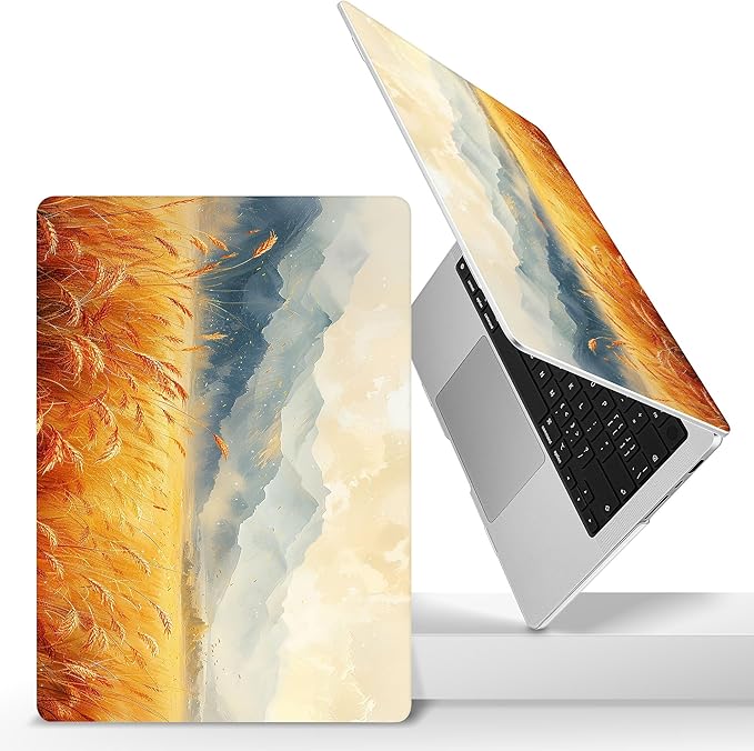 for MacBook Pro 16 inch Case 2021 2022 2023 2024 Release A3186 A3403 M4 A2991 M3 A2780 M2 A2485 M1 Pro/Max, Hard Shell Case with Screen Protector & Keyboard Cover, Wheat Field