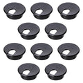Desk Grommet 1-3/8inch(35mm)10 Pcs, Desk Hole Grommet, Cable Grommet, Desk Hole Cover, Desk Cord Hole Cover, Desk Cable Hole Cover, Desk Wire Hole Insert, Furniture Hole Cover(Black Grommets)
