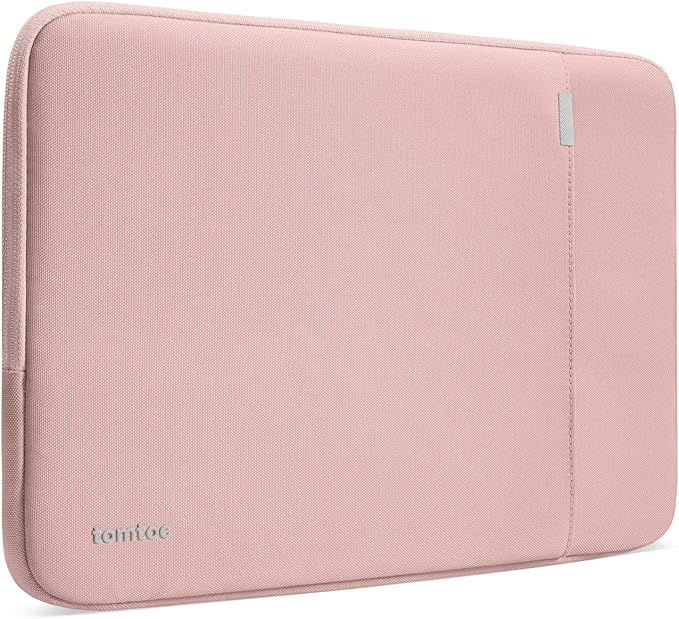 tomtoc 360° Protective Laptop Sleeve for 13-inch New MacBook Air M4/A3240 2025, M3/A3113, M2/A2681 M1/A2337 A2179 A1932, 13-inch MacBook Pro M2/A2686 M1/A2338, Water-Resistant Computer Case Bag