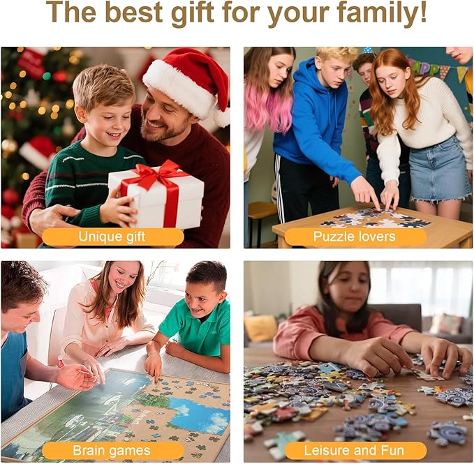 Personalized Photo Puzzle with Glossy Finish – Custom Jigsaw Puzzle 120/200/300/500/1000/1500 Pieces for Family, Couples, Pets, Birthdays, and Weddings (200-Horizontal)